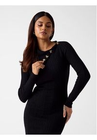 Guess Sukienka codzienna 180176 Czarny Classic Fit. Okazja: na co dzień. Kolor: czarny. Typ sukienki: proste. Styl: casual #3