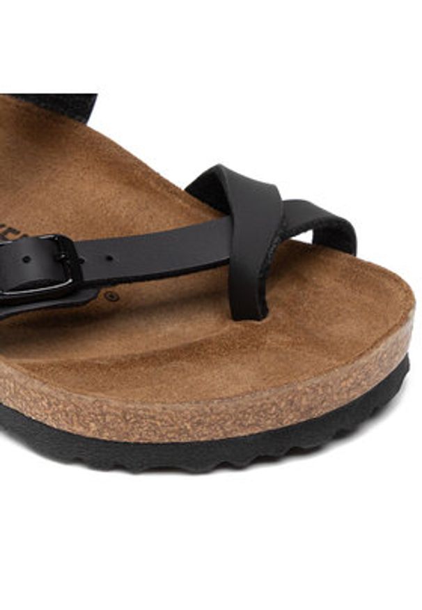 Birkenstock Japonki Mayari 0071791 Czarny. Kolor: czarny. Materiał: skóra