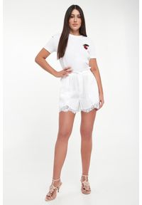 Twinset Milano - T-shirt damski z broszką TWINSET #4