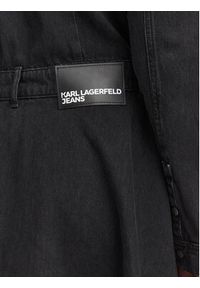 Karl Lagerfeld Jeans Sukienka jeansowa B3W13033 Czarny A-Line Fit. Kolor: czarny. Materiał: bawełna #4