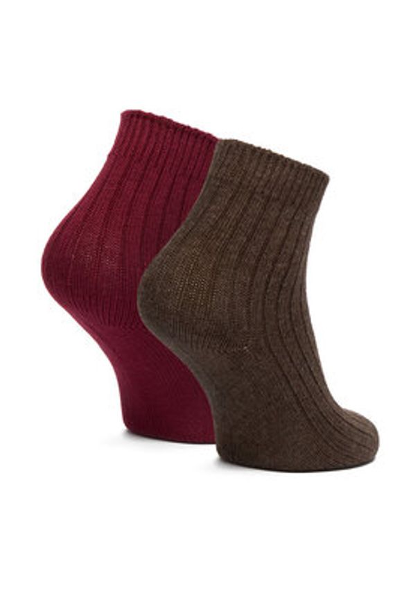 Nine West Skarpety długie CEO_LA_NW_12744_Z_AW25 (2-PACK) Brązowy. Kolor: brązowy. Materiał: poliamid, nylon