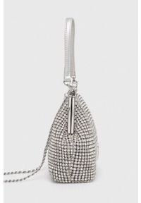 Love Moschino kopertówka kolor srebrny. Kolor: srebrny. Rodzaj torebki: na ramię #7
