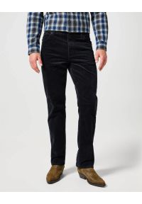 Wrangler - MĘSKIE SPODNIE SZTRUSKOWE WRANGLER TEXAS BLACK 112356789