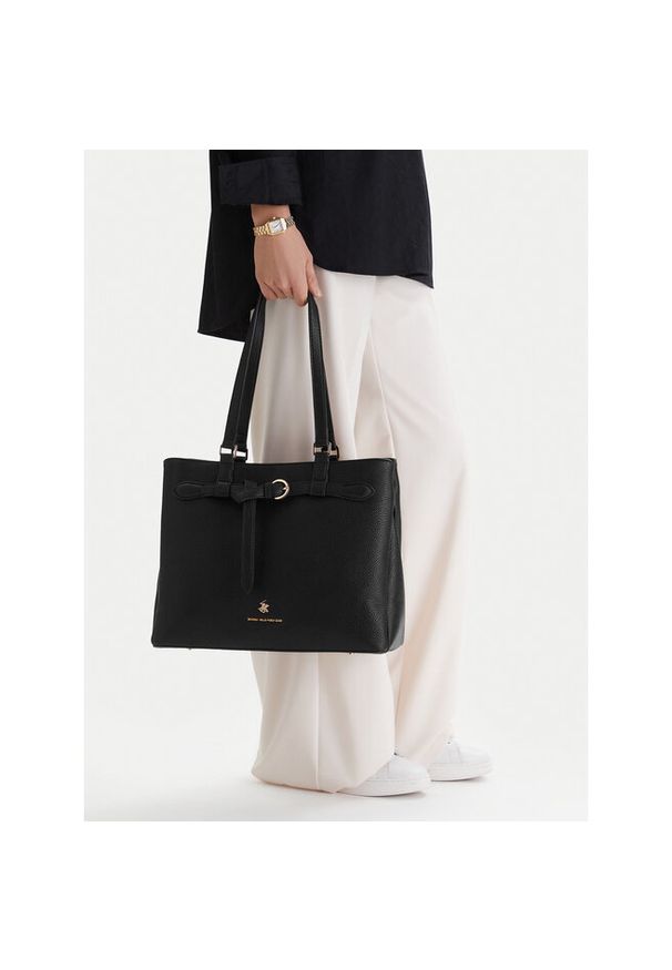 Torebka Beverly Hills Polo Club. Kolor: czarny