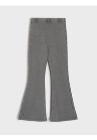 Sinsay - Legginsy flare z efektem sprania - szary. Kolor: szary