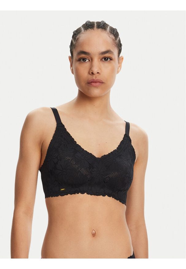 SELMARK - Selmark Biustonosz top 10910 Czarny. Kolor: czarny. Materiał: syntetyk