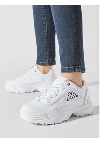Kappa Sneakersy 242782 Biały. Kolor: biały. Materiał: skóra #5