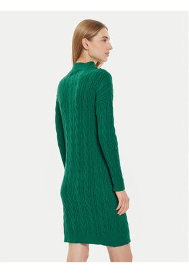 Tatuum Sukienka dzianinowa Wenewi T2320.211B Zielony Regular Fit. Kolor: zielony. Materiał: syntetyk