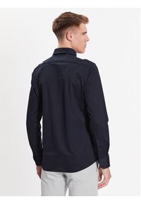 BOSS - Boss Koszula 50469378 Granatowy Regular Fit. Kolor: niebieski. Materiał: bawełna, syntetyk #5