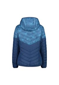Damska kurtka z kapturem CMP. Typ kołnierza: kaptur. Kolor: niebieski. Materiał: puch. Sport: turystyka piesza #2