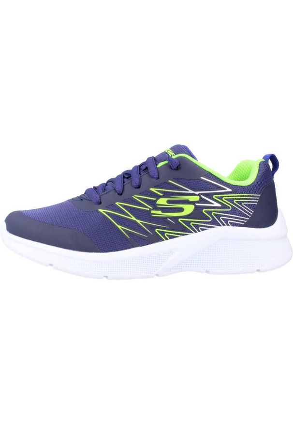 skechers - Obuwie Sportowe Dziecięce Skechers Microspec Quick Sprint Dziecięcy. Kolor: niebieski. Sport: bieganie