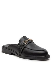 ONLY Shoes Klapki Lux-5 Czarny. Kolor: czarny. Materiał: skóra