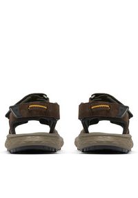 columbia - Columbia Sandały KONOS™ HIKER 3-STRAP 2121571 Brązowy. Kolor: brązowy. Materiał: skóra, zamsz #5