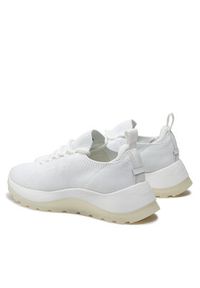 Calvin Klein Sneakersy 2 Piece Sole Lace-Up-Knit HW0HW01337 Biały. Kolor: biały. Materiał: materiał #6