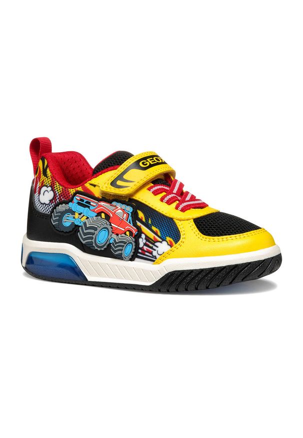 Buty dziecięce Geox Inek. Kolor: żółty, czerwony, wielokolorowy