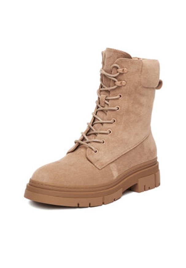 DeeZee Trzewiki HX22002-31 Beżowy. Kolor: beżowy. Materiał: materiał