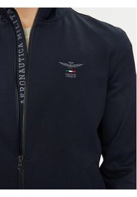 Aeronautica Militare Bluza 242FE1925F559 Granatowy Regular Fit. Kolor: niebieski. Materiał: wiskoza, syntetyk #3