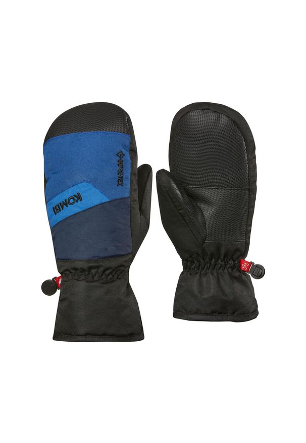 Rękawice dwupalczaste Kombi Shadowy GORE-TEX® Junior. Kolor: niebieski. Technologia: Gore-Tex. Sezon: zima. Sport: narciarstwo