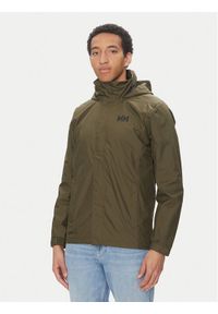 Helly Hansen Kurtka przeciwdeszczowa Dubliner 62643 Khaki Regular Fit. Kolor: brązowy. Materiał: syntetyk
