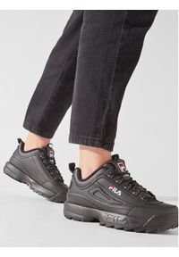 Fila Sneakersy Disruptor Low Wmn 1010302.12V Czarny. Kolor: czarny. Materiał: materiał #6