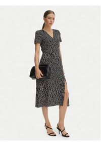Morgan Sukienka codzienna 261-ROIS Czarny Regular Fit. Okazja: na co dzień. Kolor: czarny. Materiał: wiskoza. Typ sukienki: proste. Styl: casual #3