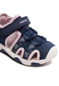 Geox Sandały B Sandal Multy Girl B450DB 0ASCE CF48T M Granatowy. Kolor: niebieski