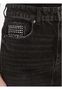 Liu Jo Spódnica jeansowa UF3169 D4861 Czarny Regular Fit. Kolor: czarny. Materiał: jeans, bawełna #4