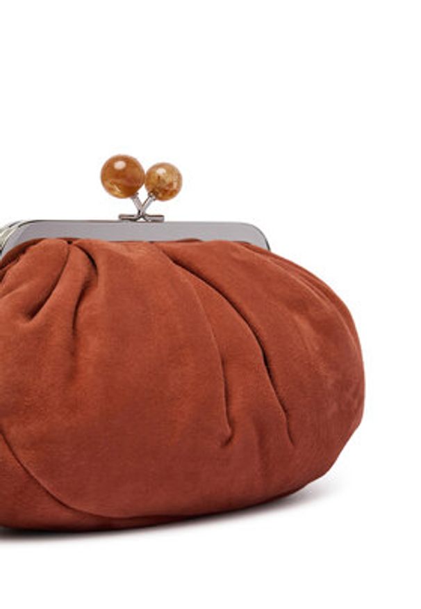 Weekend Max Mara Torebka 2615511014650 Brązowy. Kolor: brązowy. Materiał: zamszowe, skórzane