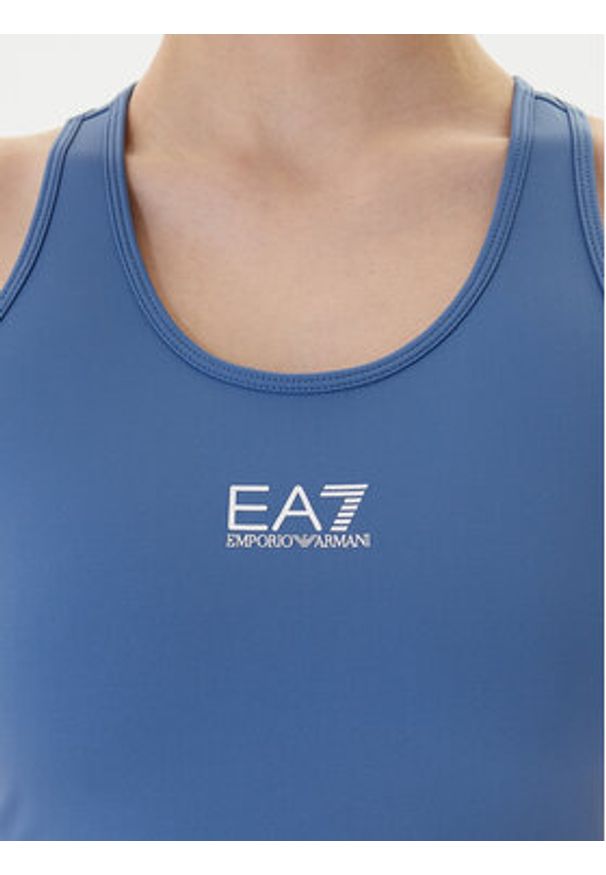 EA7 Emporio Armani Biustonosz sportowy 7W001146 AF12625 UB064 Niebieski. Kolor: niebieski. Materiał: syntetyk