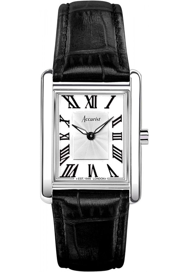 NoName - Zegarek Zegarek damski Accurist 71001 czarny. Kolor: czarny