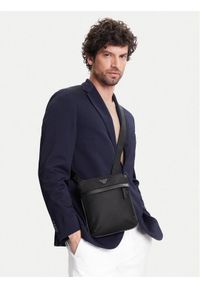 Emporio Armani Saszetka EM001807 AF13454 UC001 Czarny. Kolor: czarny. Materiał: skóra #1