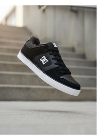 DC Shoes Sneakersy EO-PURE DC01782006 Czarny. Kolor: czarny. Materiał: nubuk, skóra #5