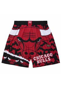 Spodenki Mitchell & Ness NBA Chicago Bulls Jumbotron 2.0 Sublimated. Kolor: czerwony. Sport: koszykówka #1
