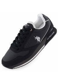 Stylowe Sneakersy U.S. Polo Assn. 41 dla Mężczyzn. Kolor: czarny, szary, zielony, wielokolorowy. Materiał: skóra ekologiczna