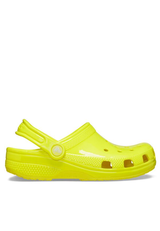 Crocs Klapki Classic Neon Hl Clog 209683 Żółty. Kolor: żółty