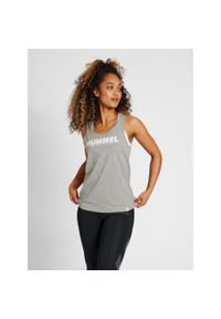 Damski tank top Hummel Legacy. Kolor: szary. Sport: fitness