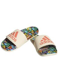 Adidas - Klapki adidas Adilette Comfort W HQ7080 wielokolorowe. Kolor: wielokolorowy. Materiał: syntetyk, guma #5