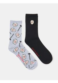 Sinsay - Wzorzyste skarpetki 2 pack Friday the 13th - wielobarwny