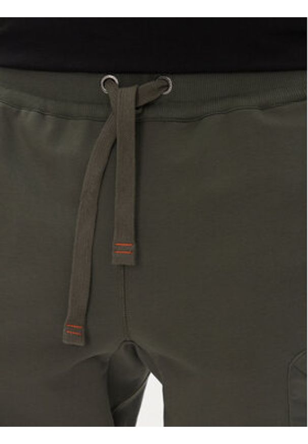 Parajumpers Szorty sportowe Irvine 25SMPMPARE06 Zielony Regular Fit. Kolor: zielony. Materiał: bawełna. Styl: sportowy