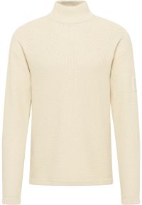 Mustang Style Elwood Light Gray 1015816 3003 MĘSKI SWETER. Okazja: na co dzień. Typ kołnierza: golf. Materiał: bawełna. Długość rękawa: długi rękaw. Długość: długie. Styl: casual, elegancki, klasyczny #7