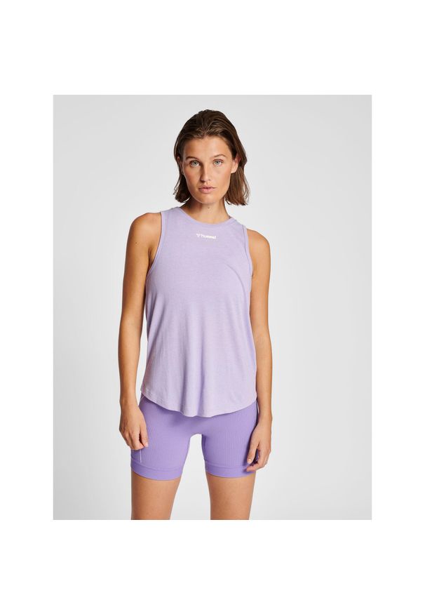 Damski tank top Hummel MT Vanja. Kolor: niebieski. Długość rękawa: bez rękawów. Sport: fitness