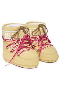 Moon Boot Śniegowce Mb Icon Low Suede Laces 80D1409670 Żółty. Kolor: żółty. Materiał: zamsz, skóra #5