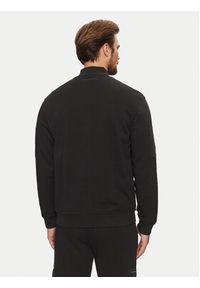Karl Lagerfeld - KARL LAGERFELD Bluza 705070 551900 Czarny Regular Fit. Typ kołnierza: dekolt w karo. Kolor: czarny. Materiał: bawełna