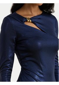 Lauren Ralph Lauren - LAUREN RALPH LAUREN Sukienka wieczorowa 253P03589003 Granatowy Slim Fit. Kolor: niebieski. Materiał: syntetyk. Styl: wizytowy #4