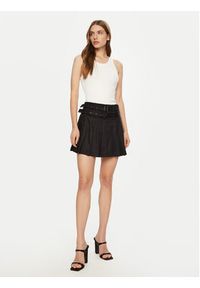 Guess Spódnica mini W5RD75 WGXM2 Czarny Regular Fit. Kolor: czarny. Materiał: syntetyk #5