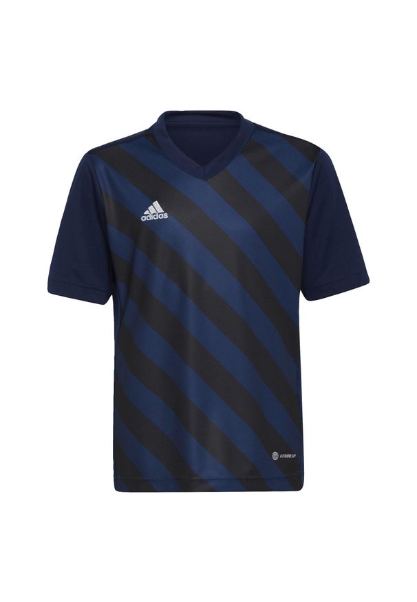 Adidas - Entrada 22 Graphic Jersey. Kolor: czarny, niebieski, wielokolorowy. Materiał: jersey