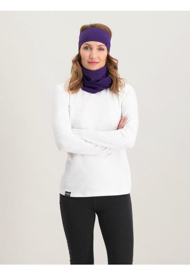 POEDERBAAS - Opaska narciarska dla dorosłych Poederbaas Arctic. Kolor: fioletowy. Materiał: poliester, elastan. Sezon: zima. Styl: elegancki, sportowy