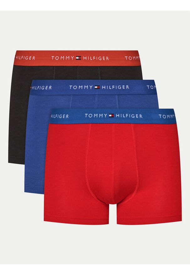 TOMMY HILFIGER - Tommy Hilfiger Komplet 3 par bokserek UM0UM03438 Kolorowy. Materiał: bawełna. Wzór: kolorowy