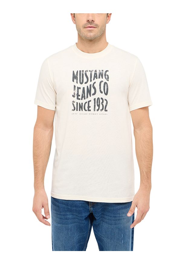 Męski T-Shirt Mustang Style Austin Whisper White 1016272 2013