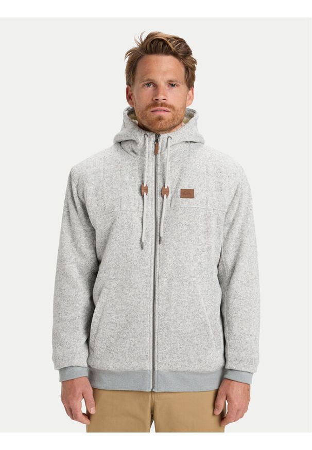 Quiksilver Bluza Cepres Keller EQYFT05113 Szary Regular Fit. Kolor: szary. Materiał: syntetyk